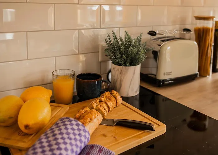 Klassen - Exklusives - Zentral Und 4km Zur Messe -kingsizebett Apartment